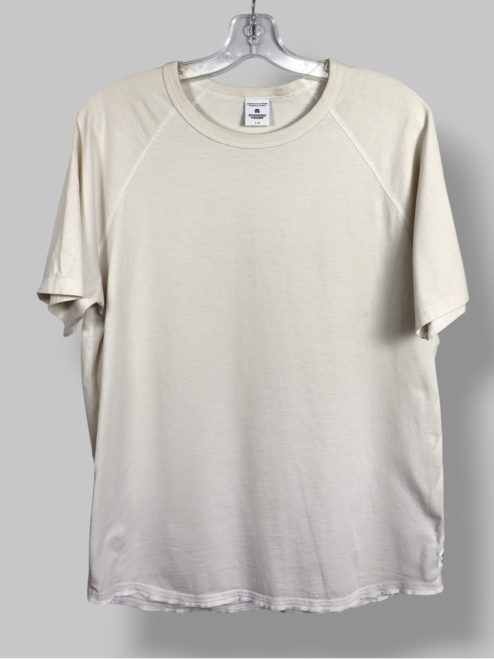 Reigning Champ White Short Sleeve T-Shirt Men’s Large Premium Basic